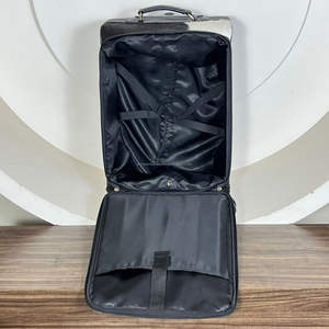 Prix d'usine, haute qualité, ensemble de voyage deux pièces en cuir de vachette fait main, sac à roulettes et sac à couches assortis, style western - Product Image 6