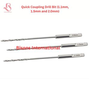 BISONS Wholesale Professional Veterinary <b>Drill</b> <b>Bit</b> Set | Quick Coupling Orthopedic Surgical <b>Drill</b> <b>Bits</b> - Product Image 4
