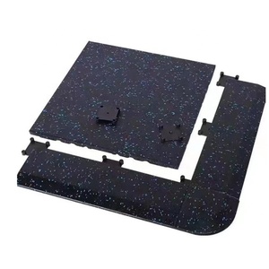 Tapis de sol en caoutchouc emboîtable pour salle de sport, épaisseur 20-50 mm, revêtement de sol sportif intérieur - Product Image 3