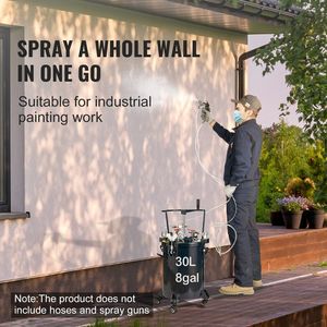 Tanque de Presión para Pintura en Aerosol con Agitador Manual de 30L/8gal, con Sellador para Reparación de Fugas, para Uso Industrial - Product Image 3