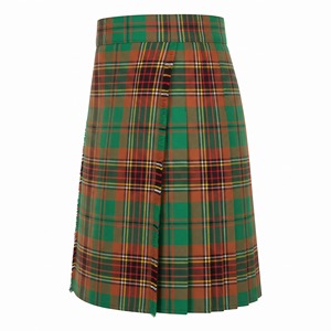 Kilt écossais à carreaux verts Tara Murphy pour homme avec sangles réglables en cuir - Product Image 4