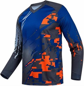 เสื้อเจอร์ซีย์ปั่นจักรยาน/มอเตอร์ไซค์ ปี 2025 แบบ OEM สั่งทำพิเศษ พิมพ์ลายได้ คุณภาพดีที่สุด ผลิตจากโพลีเอสเตอร์ 100% สำหรับกีฬา BMX และ MTB - Product Image 1