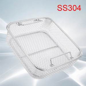 Manual Sterilization Wire Mesh Tray & Baskets for Surgical Medical Dental Instruments Reusable CE Certified by <b>Blush</b> surgical - Product Image 2