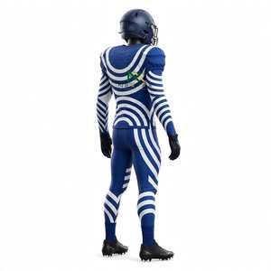 ชุดฟุตบอล NEXTEX รุ่น Mens Wave Arc Line สีน้ำเงินรอยัล-ขาว พร้อมกางเกง  แบบ Sublimation - Product Image 6