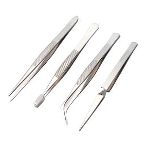 Pince à bijoux à forte adhérence en acier inoxydable, construction en plastique, conception durable pour une préhension précise, meilleur contrôle, vente en gros - Product Image 2