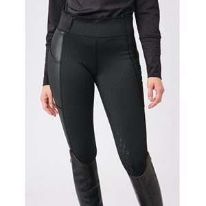 High Quality Durable Equestrian Clothing Full Seat Silicone Horse <b>Riding</b> <b>Tights</b> <b>with</b> <b>Phone</b> <b>Pocket</b> Manufacturer's <b>Riding</b> <b>Tights</b> - Product Image 1