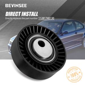 BEVINSEE 1x3 5 Series accesorios tensor de correa de transmisión polea loca #11287841228 para <span class=keywords><strong>BMW</strong></span> E36 <span class=keywords><strong>E46</strong></span> E39 E53 E85 Z4 X5 Z3 - Product Image 4