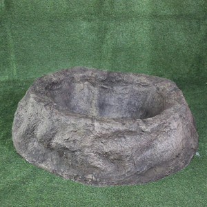 Ornements de bassin de jardin en fibre de verre légers KNT, résistants aux intempéries, modernes, pour usage intérieur/extérieur, attrayants et peints - Product Image 1