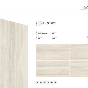 Losas de Porcelana Mate Minimalistas Perfectas para un Lenguaje de Diseño de Alta Gama 800x1600 1200x1800 750x1500mm Estética Estructurada y Limpia - Product Image 1