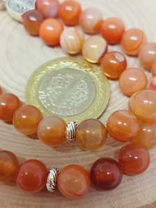 Chapelet musulman fait main en résine et agate, perles de prière islamiques pour l'Aïd, le Ramadan, décoration de la maison, cadeau - Product Image 4