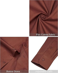 Camisas de vestir de algodón 100% para hombre, recién llegadas al por mayor, ecológicas, de secado rápido, manga larga, para oficina, informales. - Product Image 3