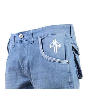 Pantalones Cortos de Mezclilla para Hombre, de Alta Calidad, con Estampado de Serigrafía, Estilo Jeans, de Pierna Ancha, Material Spandex/Poliéster - Product Image 5