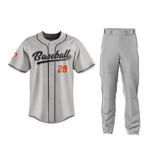 High Quality Polyester Full Sublimation Custom Baseball Uniform Set High quality Unisex Adult Navy Blue Neon Green Jersey <b>Pants</b> - Product Image 1