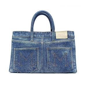 Bolso de compras de mezclilla de gran capacidad al por mayor, nuevo diseño de moda, bolso de compras de mezclilla portátil con relieve, el bolso tote - Product Image 2