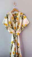 Gaun Kaftan Bunga Baru India, Katun Lembut, Maxi, Pakaian Pantai, Pakaian Santai, Gaun Tidur Panjang, Kasual Alami untuk Musim Panas, Ukuran Bebas