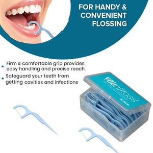 Fil dentaire manuel Younifloss de qualité supérieure certifié CE Classe I pour le blanchiment des dents, l'élimination de la plaque interdentaire et le nettoyage des dents - Product Image 5