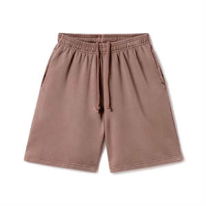 Shorts en molleton de coton pour hommes, décontractés, avec logo personnalisé, pour le sport et la gym, vente en gros, fabricant - Product Image 1