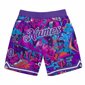 Pantalones Cortos de Baloncesto Hechos a Medida, 100% Poliéster, Ligeros, Cintura Elástica, Ropa Deportiva, Impresión de Logotipo Personalizado - Product Image 1