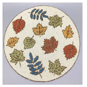 Nouveauté Tapis de table moderne antidérapant en perles de verre pour table basse, salle à manger, mariage - Perles de verre et polyester - Product Image 5