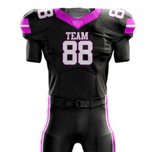 Maillot de football américain de qualité supérieure pour adulte avec logo personnalisé, tissu polyester, col en V, uniforme de football américain pour homme - Product Image 5