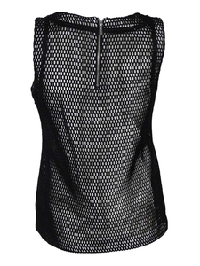 Best Quality Athletic Tank Tops Custom Knitted Bodybuilding Workout Gym Stringer <b>Trim</b> Shirt Mesh Tank Tops for Summer Breathable - Product Image 4