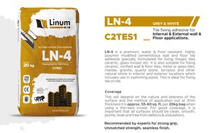 <b>POLYMER</b> MODIFIED EPOXY DOUBLE COMPONENT CEMENT BASED TILES ADHESIVE 3mm THICKNESS 55-60 SQFT GREY COLOUR for NATURAL STONE TILES - Product Image 2