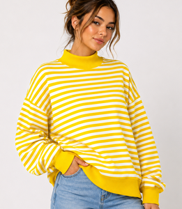 Women's Custom Mock Neck Cotton Sweatshirt, Soft Lightweight Pullover with Breathable Quick-Dry Fabric for Autumn and Winter - Product Image 3