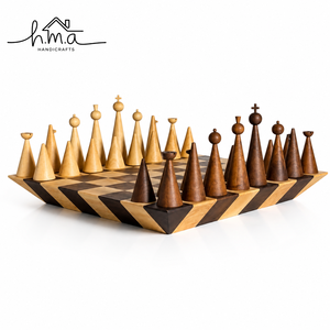 Wooden <b>Chess</b> <b>Board</b> Game Set Artistic Strategy <b>Table</b> Game with Storage Drawer for Home Office Gift Decor - Product Image 3