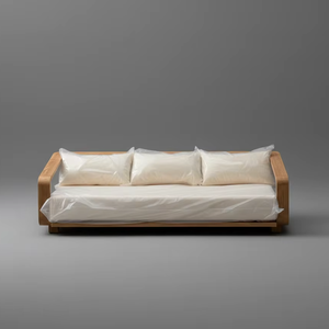 Sophisticated Cassandra Modern Teak Outdoor <b>Sofa</b> <b>Set</b> Heavy-Duty Rust-Free Structure Ergonomic Villa Dining <b>Sofa</b> Optimized - Product Image 2