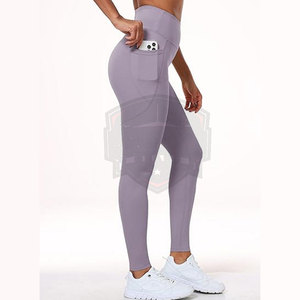 Leggings de Yoga para Mujer, Estilo Moderno, Cintura Elástica, Color Sólido, Alta Calidad, Spandex/Poliéster, Transpirables, Secado Rápido, Hechos en Pakistán, Venta al Por Mayor - Product Image 4