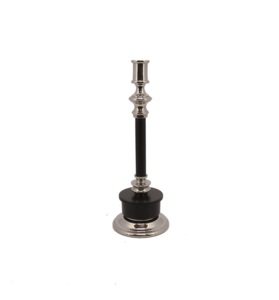 Modern Gold Plated Candle Holder with Transparent Glass <b>Hurricane</b> for Elegant Restaurant and Cafe Decor - Product Image 6