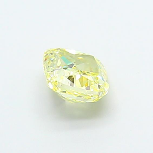 Bijoux fins élégants, diamant de laboratoire jaune vif taille coussin, éclatant et luxueux, certifié CVD, pierre précieuse en vrac - Product Image 4