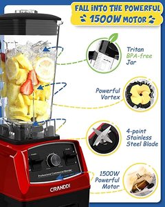 Blenders and Juicers Commercial Juice Mixer Belender Fruit <strong>Retro</strong> <strong>Smoothie</strong> <strong>Maker</strong> Electric Food Blender - Product Image 4