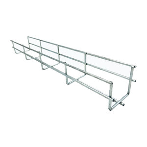 Pre-Galvanized Carbon Steel <b>Wire</b> Mesh Cable Tray for Industrial & Construction Use 30-Piece Cable Capacity 200kg Load - Product Image 3