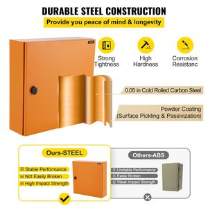 Scatola Elettrica IP65 Impermeabile e Antipolvere, Standard NEMA 4, 20x20x6 Pollici, per Esterni, Testata Secondo gli Standard - Product Image 3