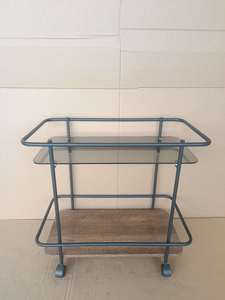 Lumetal Modern Movable Coffee <b>Table</b> with Metal Frame and Glass Top <b>wood</b> for Home Living Room Furniture Dinning Room Furniture - Product Image 5
