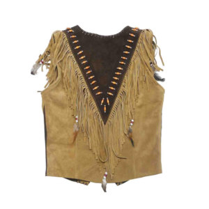 <b>Mens</b> Leather Fringe Vest Western Cowboy Sleeveless <b>Jacket</b> <b>Suede</b> Tassel Motorcycle Festival Rodeo OEM Premium OEM Apparel - Product Image 5