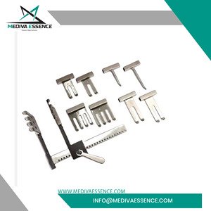 Ensemble d'instruments rétracteurs manuels orthopédiques allemands en acier inoxydable Ralph, 10 lames, durables, réutilisables, pour chirurgie de la colonne vertébrale, ORL, CE - Product Image 6