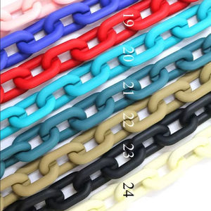 Chaînes murales décoratives en résine transparente colorées et volumineuses – Décoration moderne, cadeau de Diwali, projets DIY, séparateur de pièce, rideau - Product Image 1