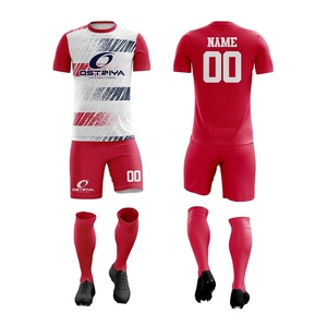 Soccer Jersey Training Uniform Suit for Unisex Wholesale Breathable Short Sleeve Anti-Bacterial Soccer Uniforms - Product Image 1