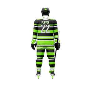 Uniformes de Hockey sobre Hielo Impresos Transpirables de Alta Calidad, Fabricación Profesional, Ropa de Equipo Unisex, 100% Poliéster, Secado Rápido, Pantalones Cortos - Product Image 1
