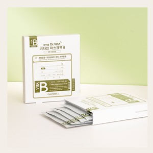 Mascarilla facial en láminas Daycell Deycell Dr Vita Mask Pack B 25g 10 unidades, mascarilla facial dorada, mascarilla facial coreana para el cuidado de la piel. - Product Image 4