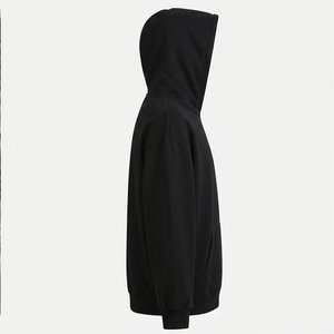 Sudadera Casual de Felpa para Mujer, con Cierre, Mangas Largas, Suave, Cálida y Transpirable, Color Negro, Otoño/Invierno, con Logotipo Personalizado al por Mayor - Product Image 4