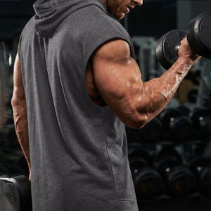 Haut de sport sans manches personnalisé pour homme – Coton, idéal pour la gym, la musculation, l'entraînement, les activités de plein air et le streetwear - Product Image 3