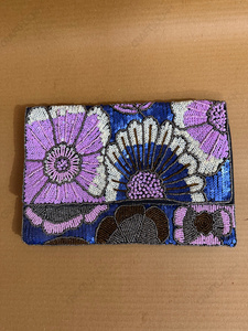 Wholesale Handmade Floral Beaded Envelope Clutch <b>Bag</b> Luxury Sequins Embroidered Evening Clutch Purse for Women OEM ODM Private - Product Image 1