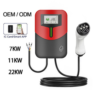 Nueva Estación de Carga para Vehículos Eléctricos de Pared Tipo 2 con Control Inteligente por Aplicación ZSWINNER ST-E309 7kW/11kW/22kW Carga Rápida para Exteriores - Product Image 1