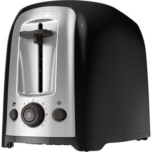 Tostapane Extra Largo a 2 Fette TR1278BD con 7 Impostazioni di Tostatura, 850 Watt, Pulsanti per Alimenti Congelati e Bagel - Product Image 1