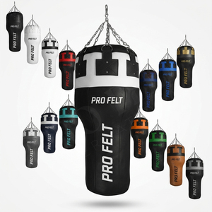 Saco de Boxeo de Cuero Resistente, Personalizado, para Gimnasio, MMA, Kickboxing, Entrenamiento en Casa, Bolsas de Boxeo Duraderas - Product Image 1
