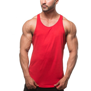 Wholesale 100%cotton Custom logo <b>Gym</b> <b>Men</b> <b>Vest</b> Man Wear Outdoor tank Top Sleeveless Stringer 100%cotton Jersey Singlet Tops - Product Image 4