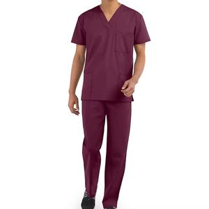 Ensemble d'uniformes d'infirmière en tissu sergé de haute qualité, confortable, léger, respirant, à séchage rapide, unique et tendance, pour hôpital (lot de deux) - Product Image 4